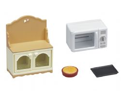 // MEUBLE AVEC FOUR À MICRO-ONDES CALICO